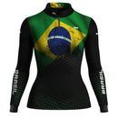 Camisa M Agro Feminina Brk Brasil com Proteção Solar UV50+